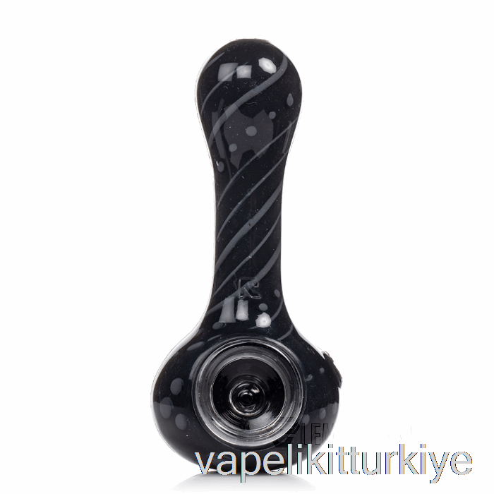 Elektronik Sigara Kalemi Vape Mate Eyce Oraflex çiçek Silikon Kaşık Siyah / Gri